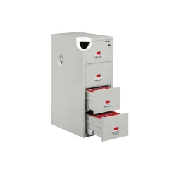 Four Drawer Fireproof Letter Size Vertical File - 25