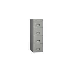 Four Drawer Fireproof Vertical File - 16.875