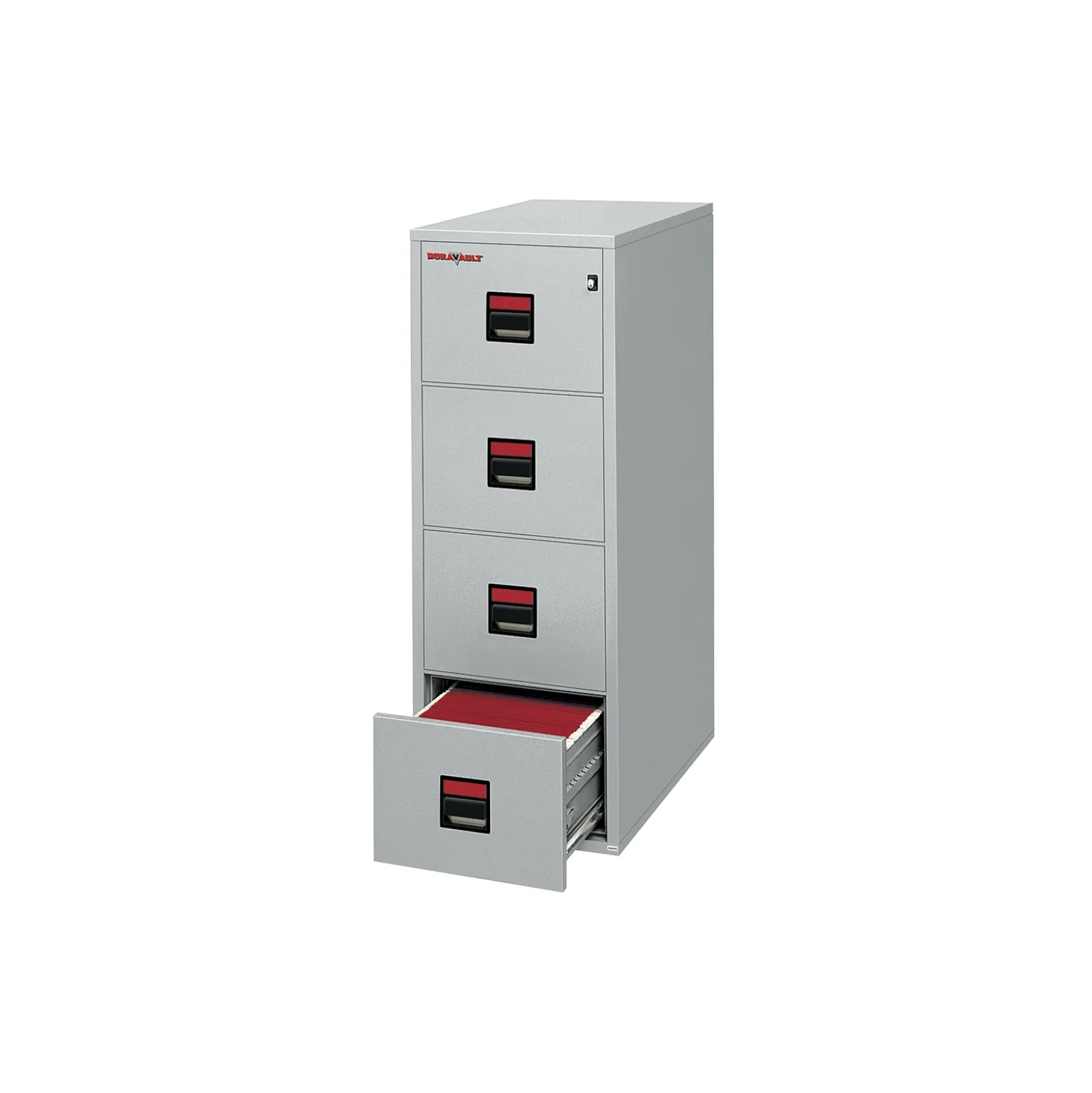 Four Drawer Legal Size Vertical Fireproof File - 31"D