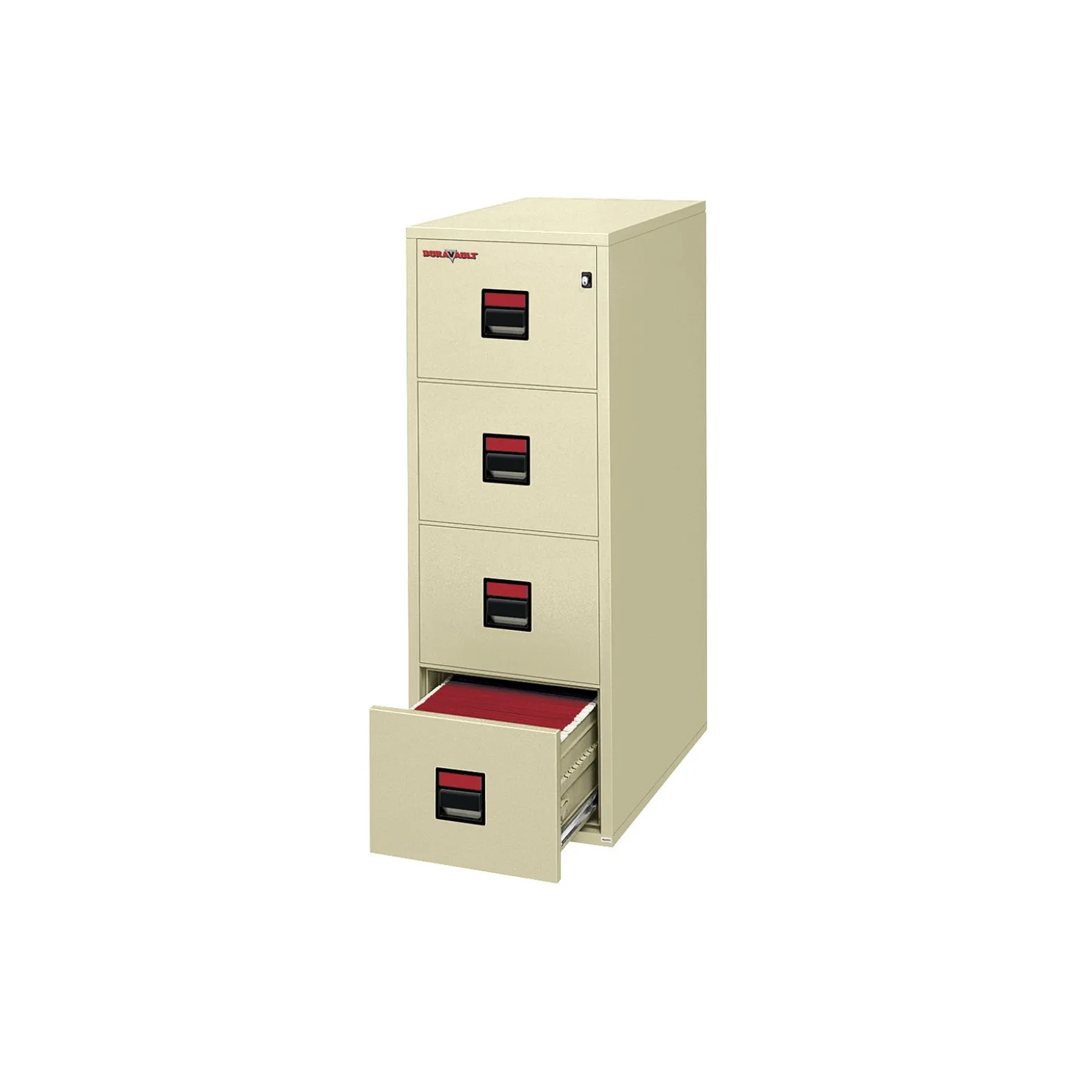 Four Drawer Letter Size Vertical Fireproof File - 31"D