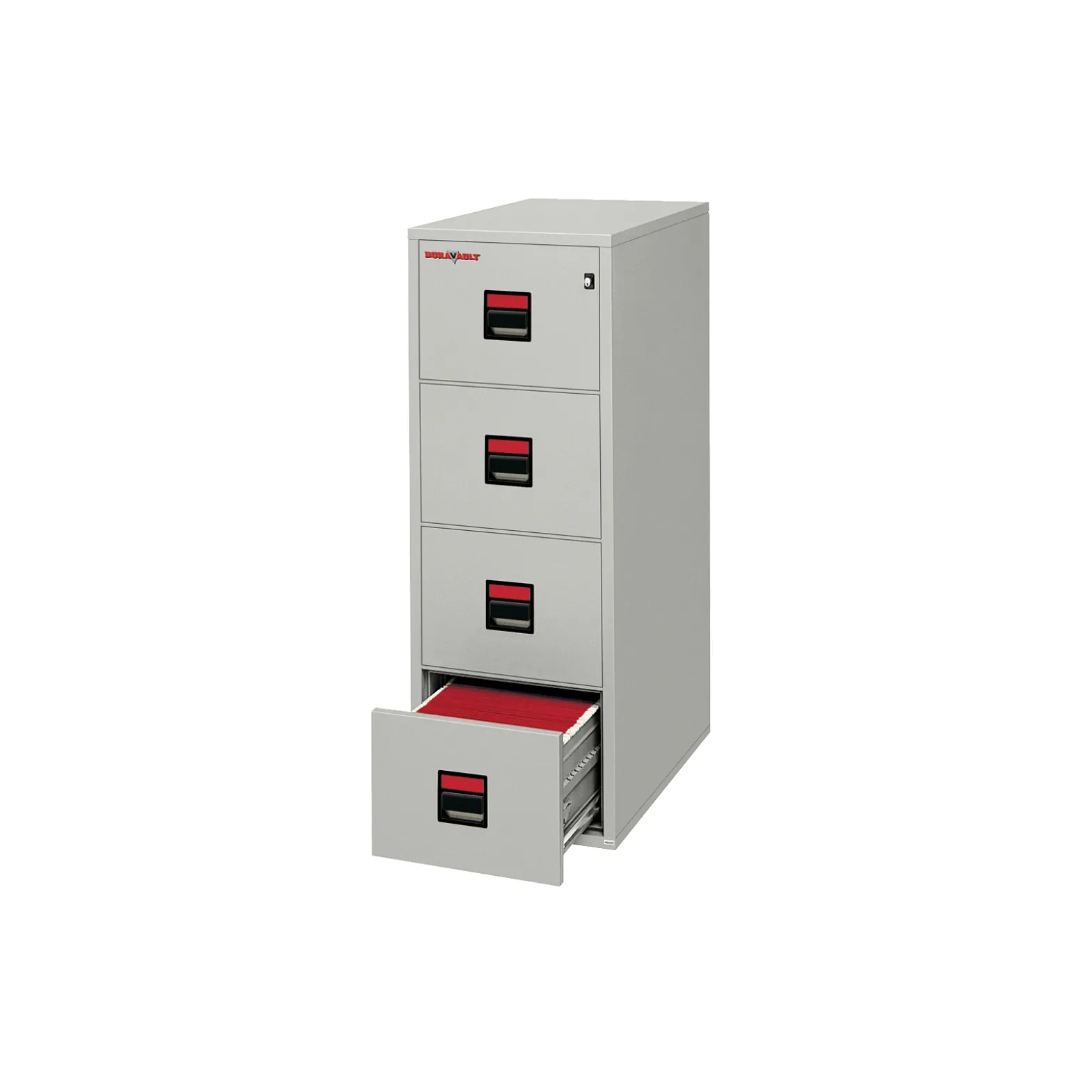 Four Drawer Letter Size Vertical Fireproof File - 31"D