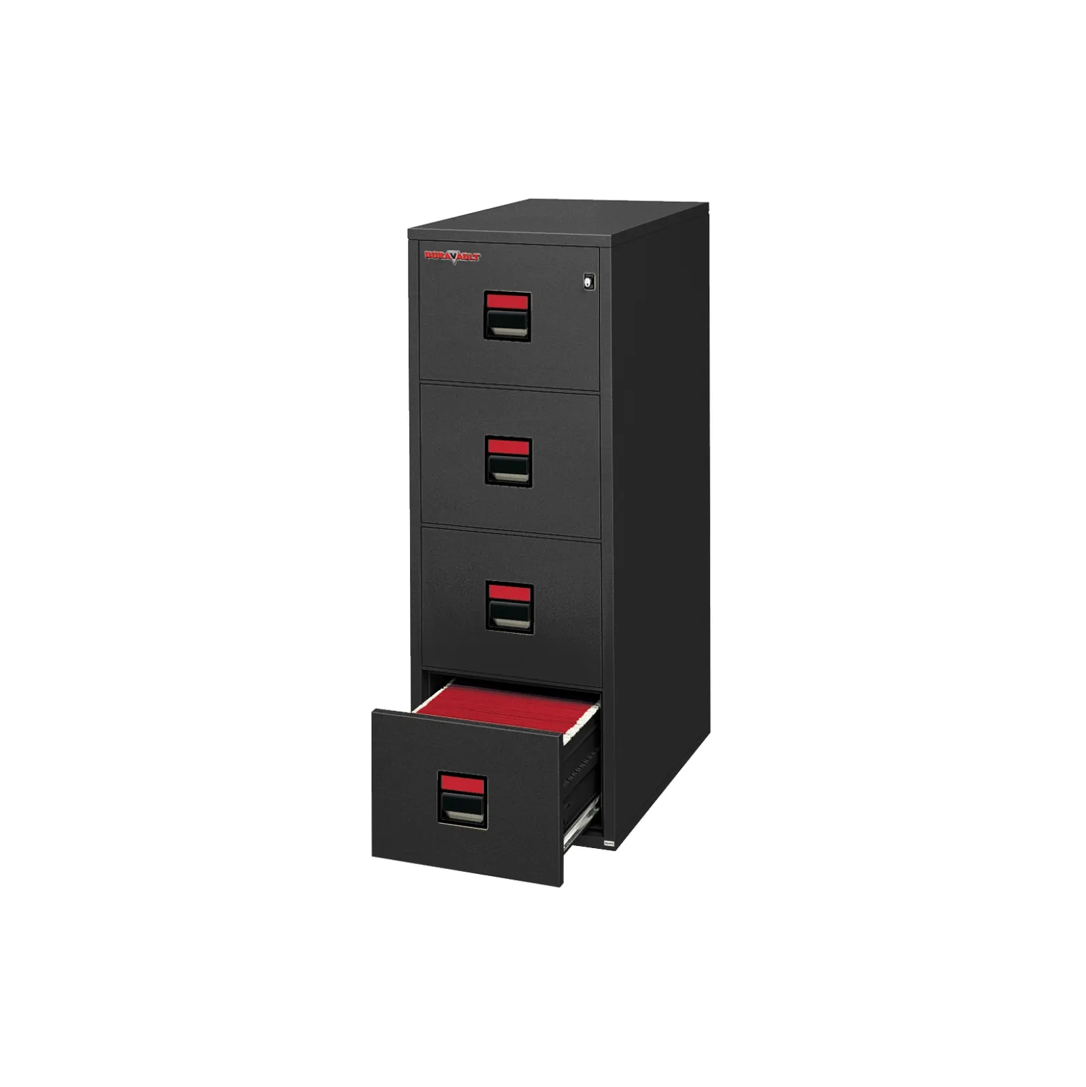 Four Drawer Letter Size Vertical Fireproof File - 31"D