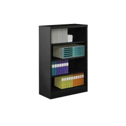 Four Shelf Steel Bookcase - 55"H x 18"D