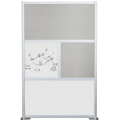 Framewall Dry Erase Divider Wall - 4'W x 6'H