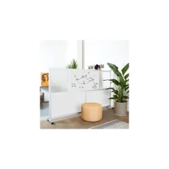 Framewall Dry Erase Mobile Divider Wall - 8'W x 4' H