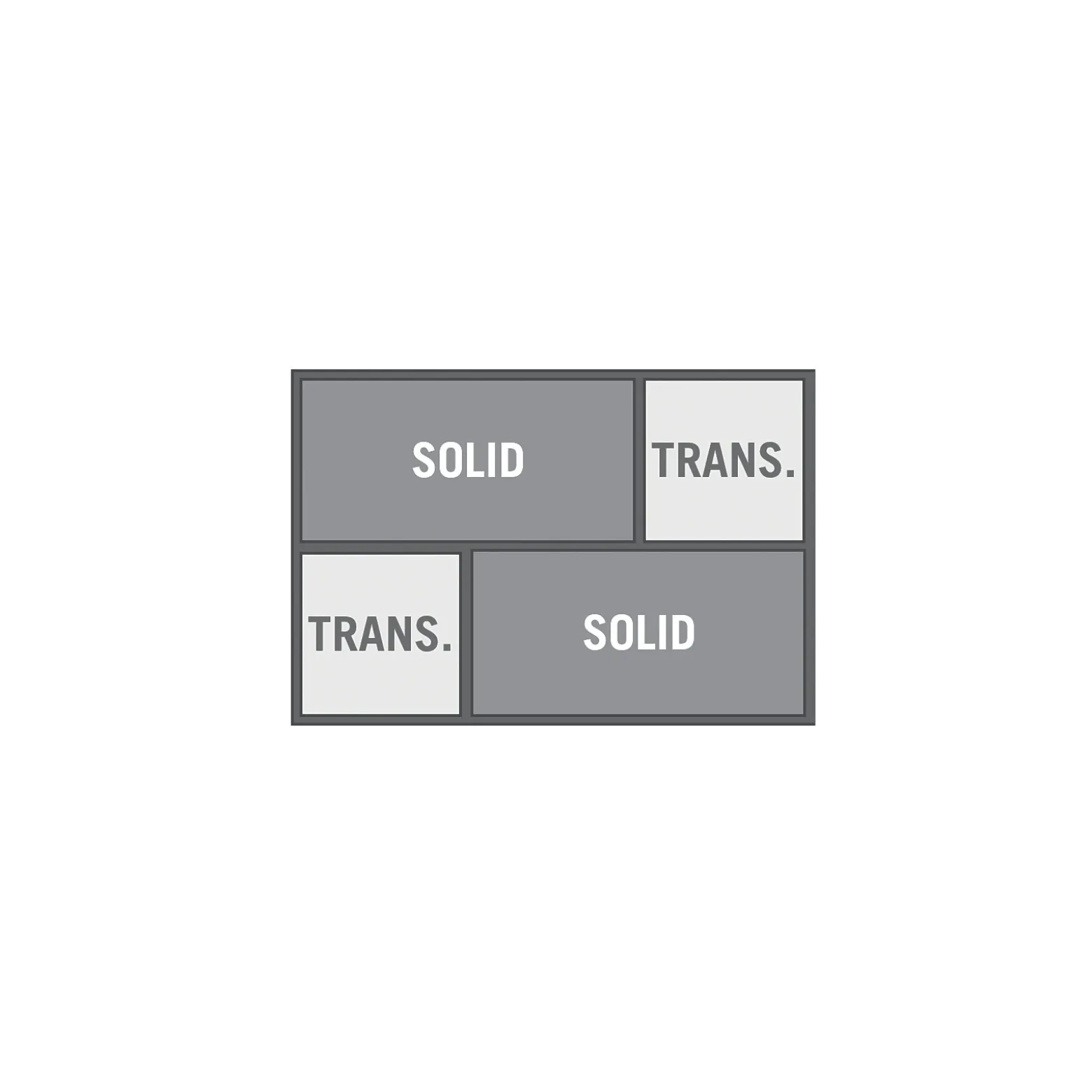 Framewall Freestanding Movable Room Divider - 76"W x 53"H