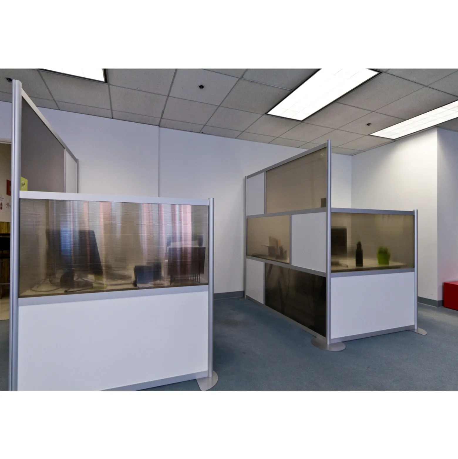 Framewall Freestanding Movable Room Divider - 100"W x 78"H