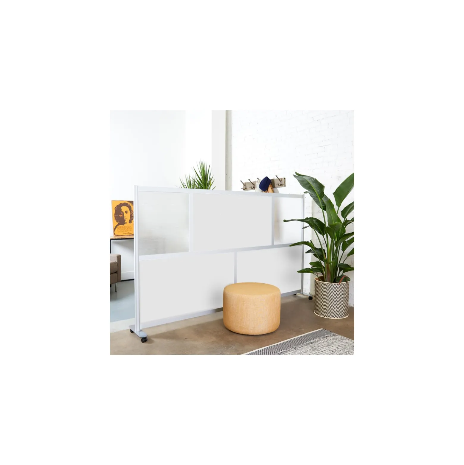 Framewall Mobile Divider Wall - 8'W x 4'H