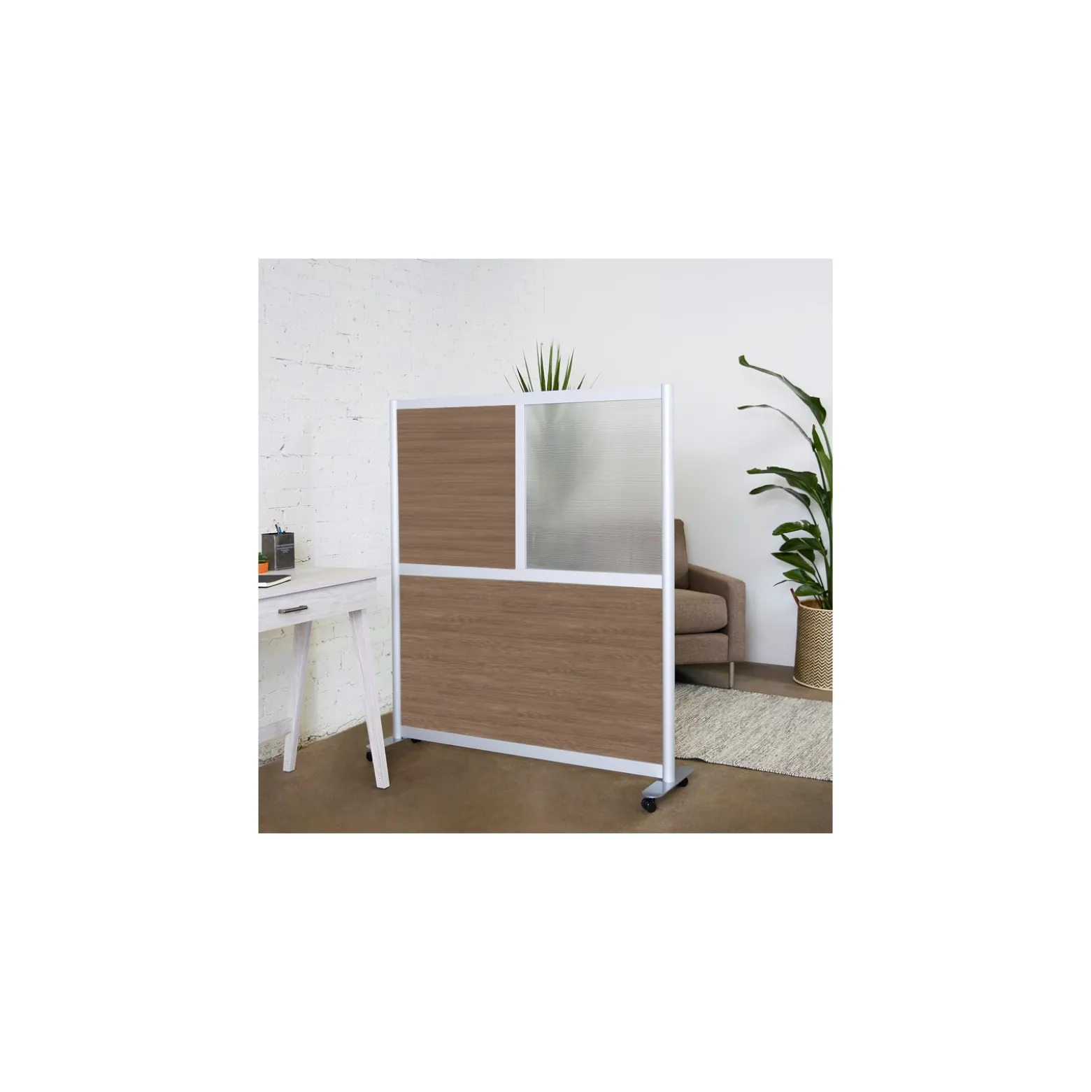 Framewall Mobile Divider Wall - 4'W x 4'H