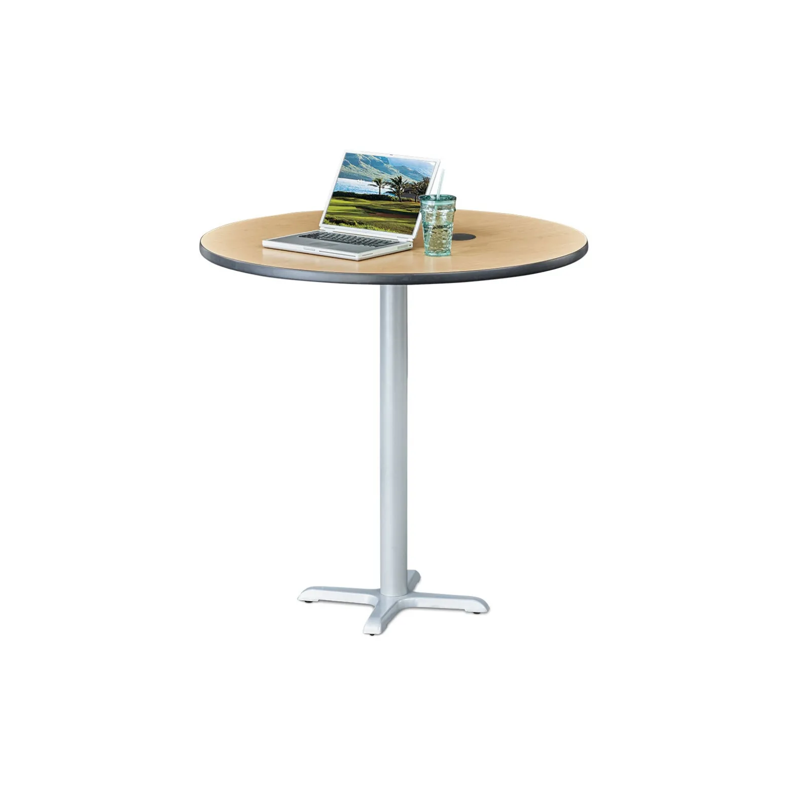 Frappe Bar Height Round Table with Power - 42"W