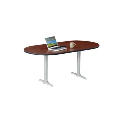 Frappe Oval Table with Power - 72