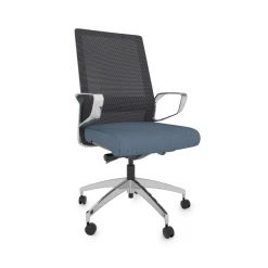Freeride Mesh Conference Chair with Aluminum Loop Arm