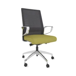 Freeride Mesh Conference Chair with Aluminum Loop Arm