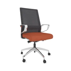 Freeride Mesh Conference Chair with Aluminum Loop Arm