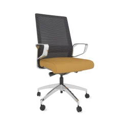 Freeride Mesh Conference Chair with Aluminum Loop Arm