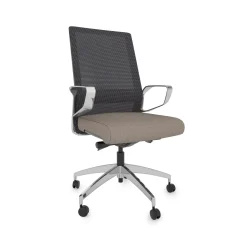Freeride Mesh Conference Chair with Aluminum Loop Arm