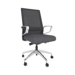 Freeride Mesh Conference Chair with Aluminum Loop Arm