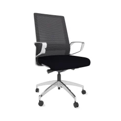 Freeride Mesh Conference Chair with Aluminum Loop Arm