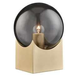 Frost/Smoke Glass Table Lamp Orb - 11