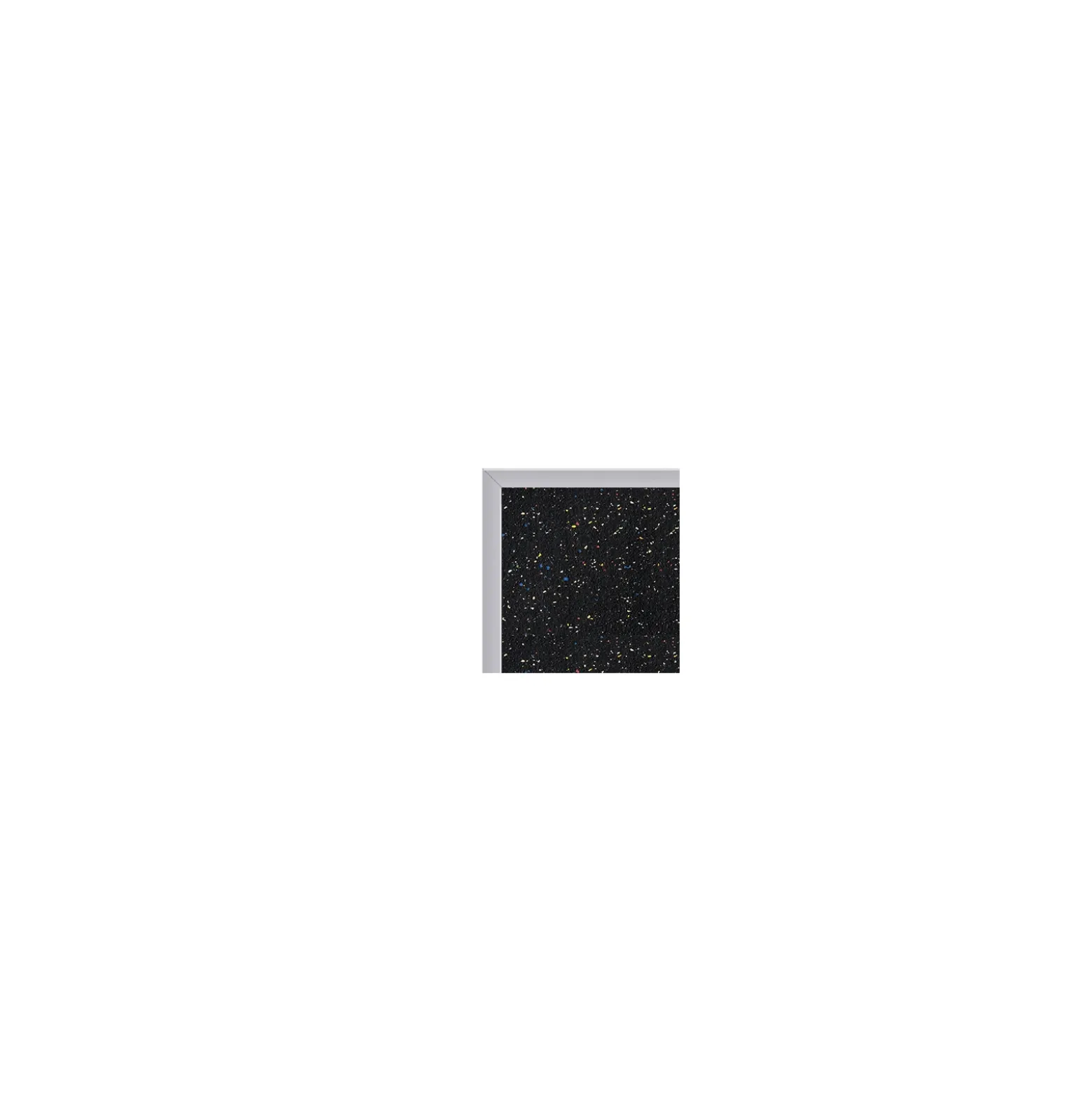 Ghent Recycled Bulletin Board with Aluminum Frame, 4x8