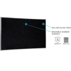 Ghent Recycled Bulletin Board with Aluminum Frame, 2x3