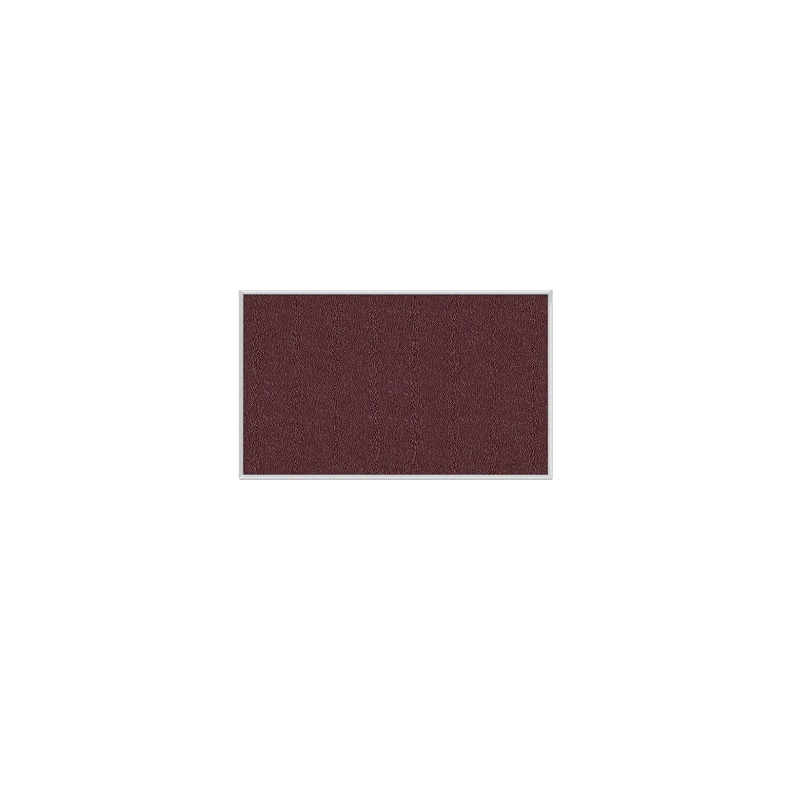Ghent Vinyl Bulletin Board with Aluminum Frame, 4x10