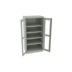 Glass Door Storage Cabinet - 24"D x 72"H