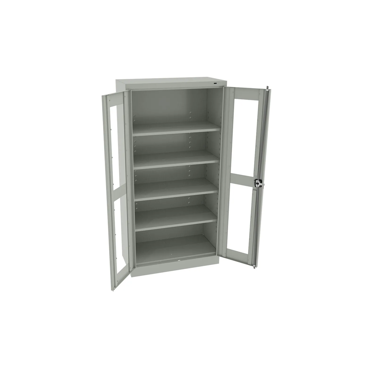 Glass Door Storage Cabinet - 18"D x 72"H