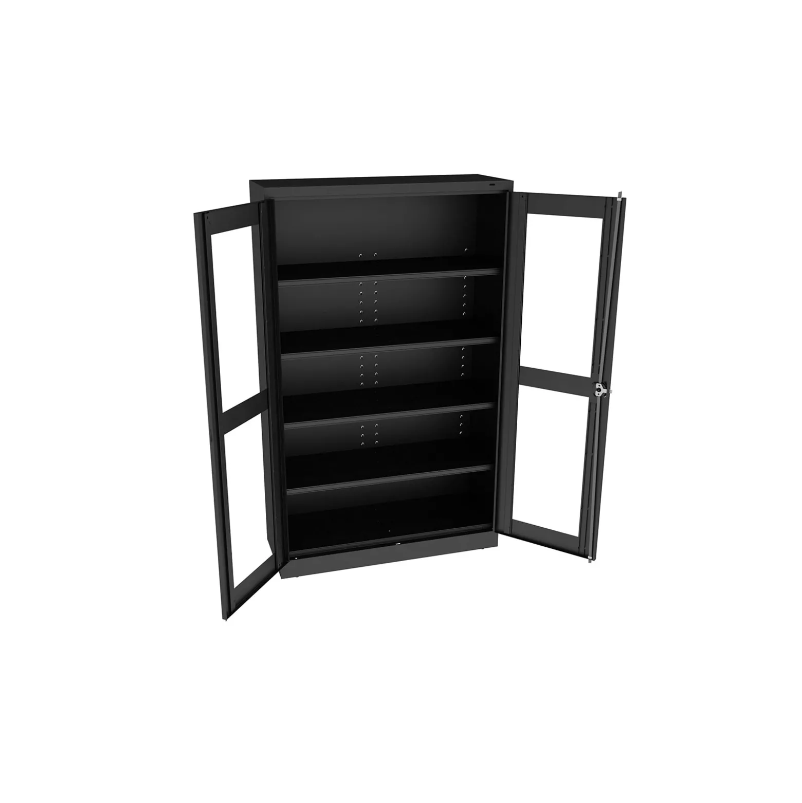 Glass Door Storage Cabinet - 18"D x 78"H