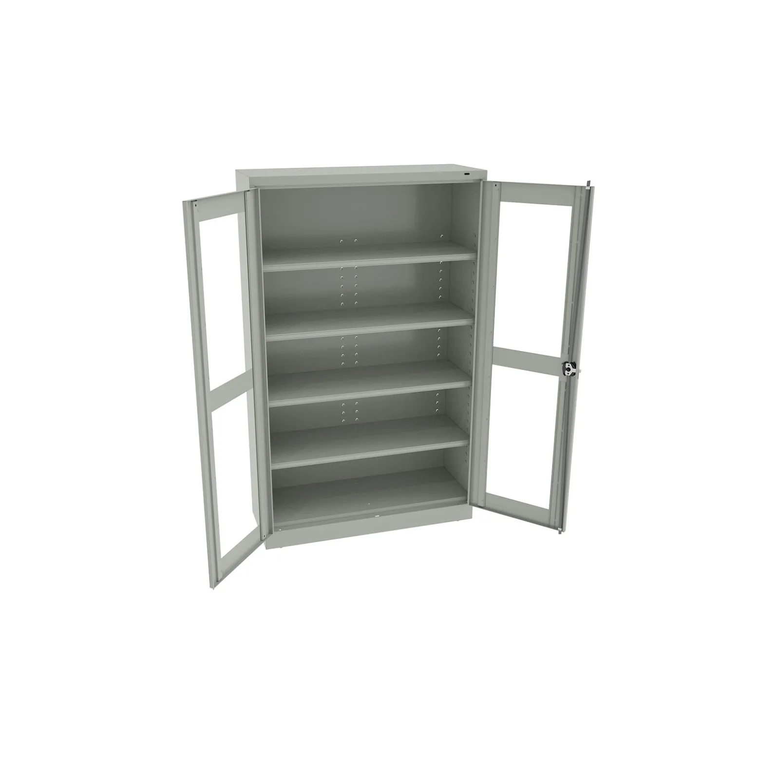 Glass Door Storage Cabinet - 18"D x 78"H