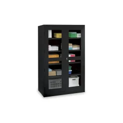 Glass Door Storage Cabinet - 24"D x 78"H
