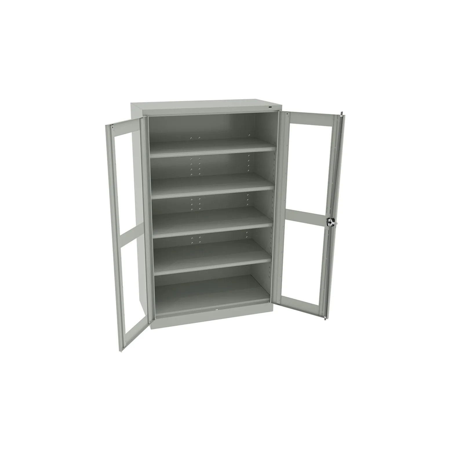 Glass Door Storage Cabinet - 24"D x 78"H