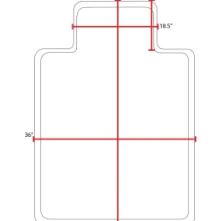 Gripper Office Chair Mat for Carpet