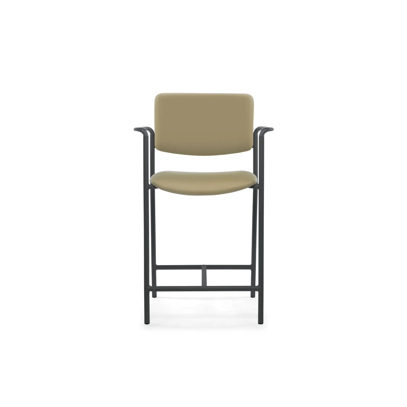 Guest Vinyl Hip Chair with Arms