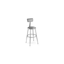 18"H Lab Stool with Vinyl Seat