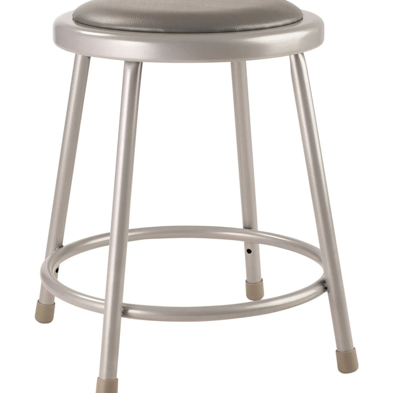 18"H Lab Stool with Vinyl Seat