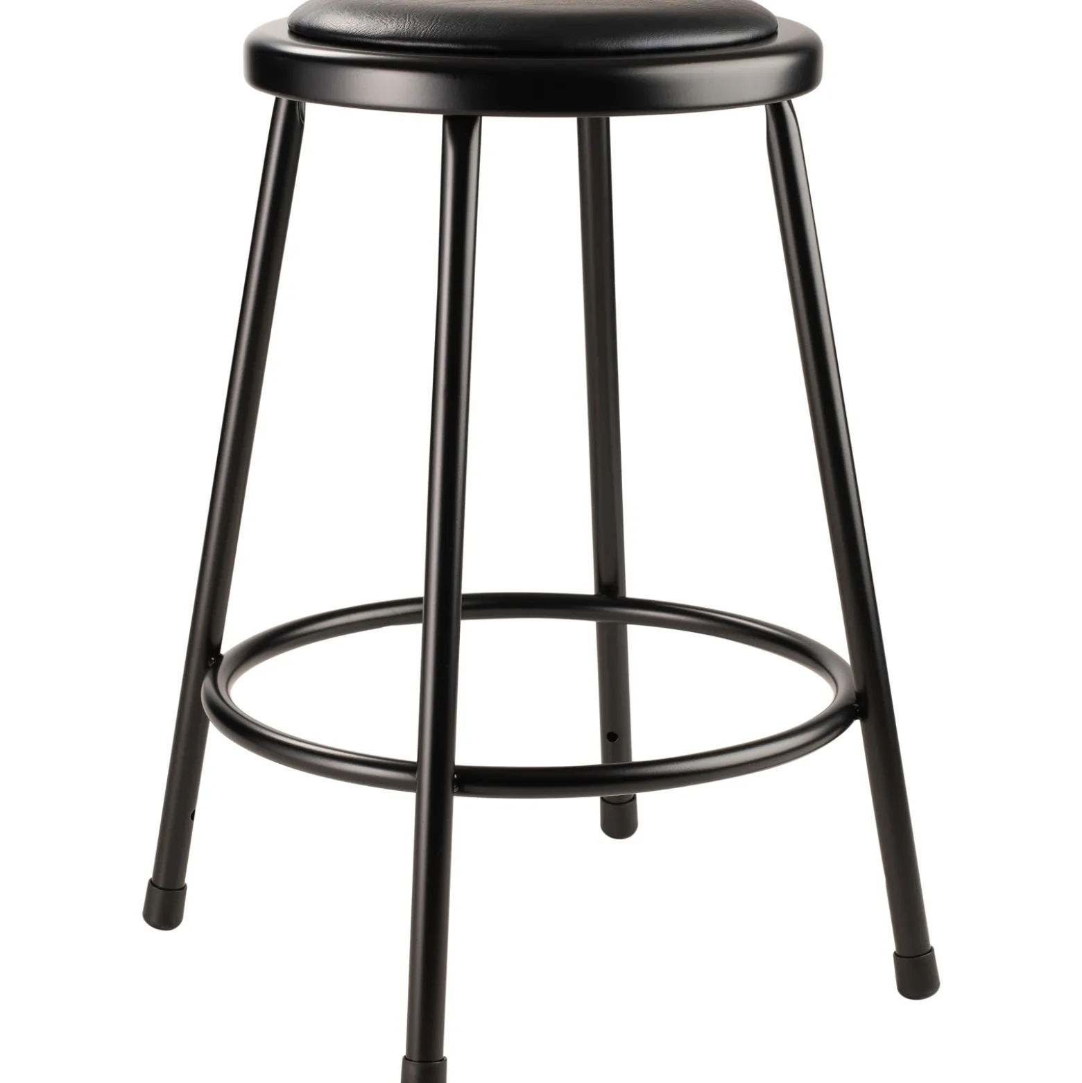 24"H Lab Stool with Vinyl Seat
