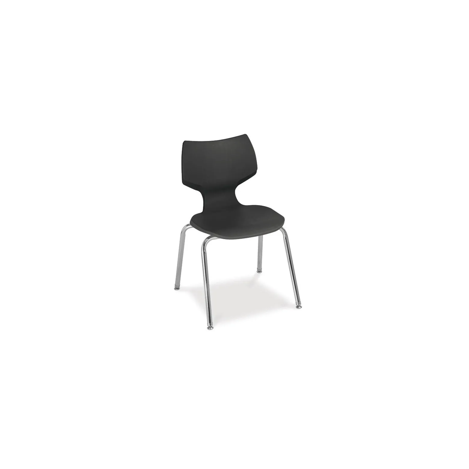 18"H Sculpted-Back Student Stack Chair