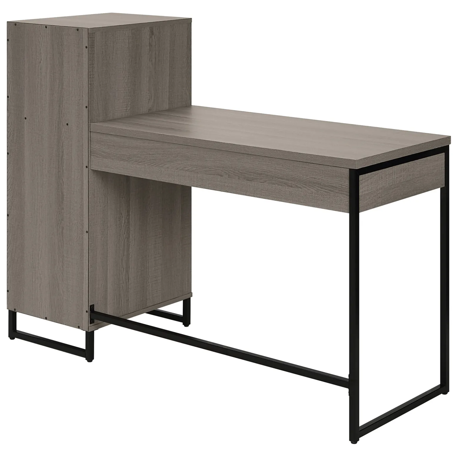 Hagney Lane Sit-Stand Adjustable Writing Desk w/ Storage