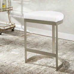 Half Moon Base Modern Counter Stool