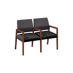Hampton 2 Seat Sofa with Center Arms in Designer Upholstery