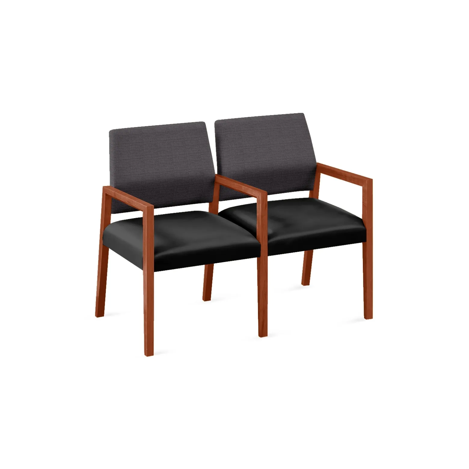 Hampton 2 Seat Sofa with Center Arms in Designer Upholstery