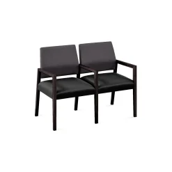 Hampton 2 Seat Sofa with Center Arms in Designer Upholstery