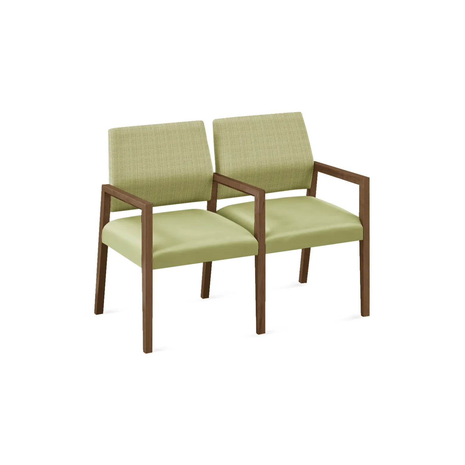 Hampton 2 Seat Sofa with Center Arms in Designer Upholstery