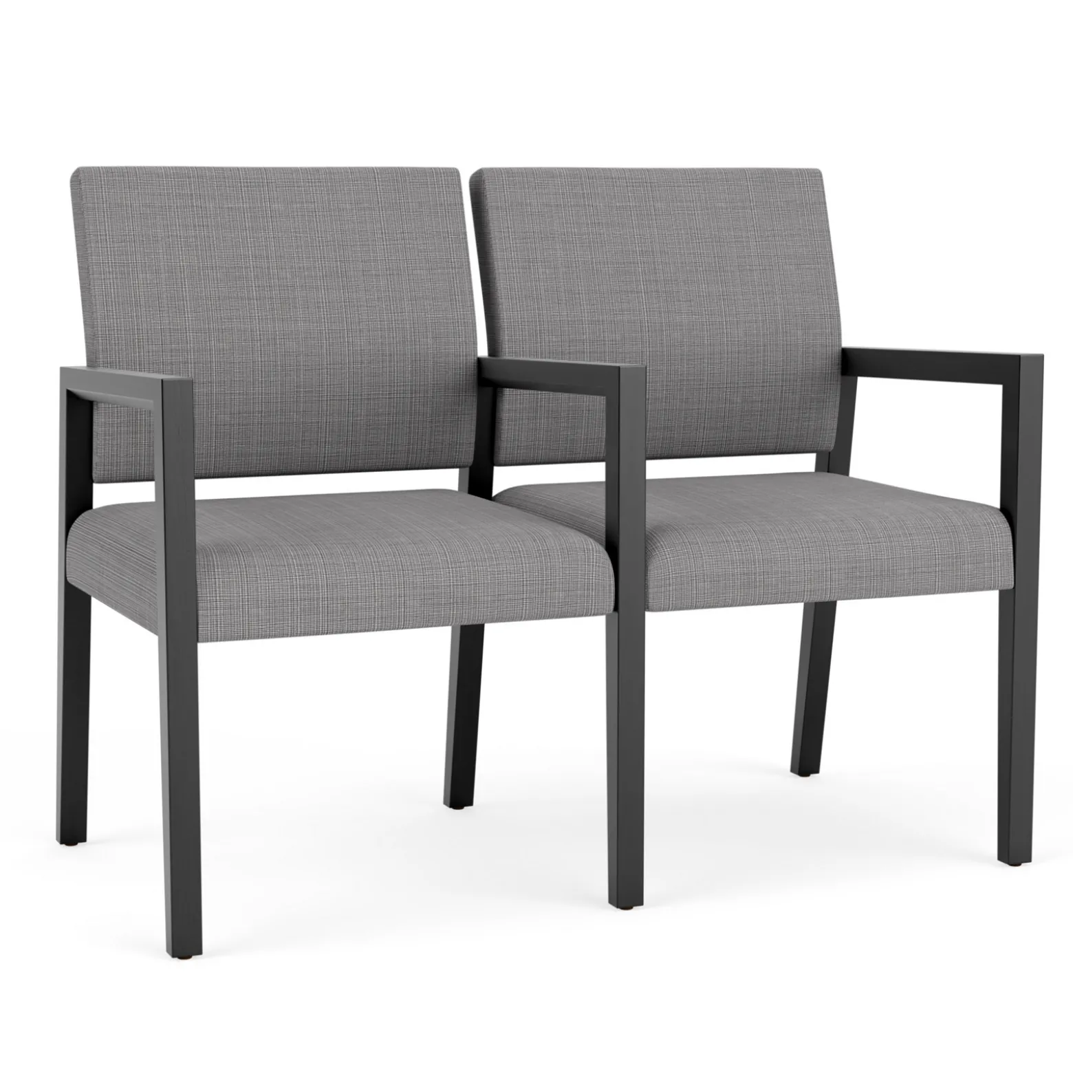 Hampton 2 Seat Sofa with Center Arms in Designer Upholstery