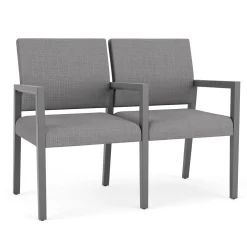 Hampton 2 Seat Sofa with Center Arms in Designer Upholstery