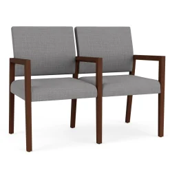 Hampton 2 Seat Sofa with Center Arms in Designer Upholstery