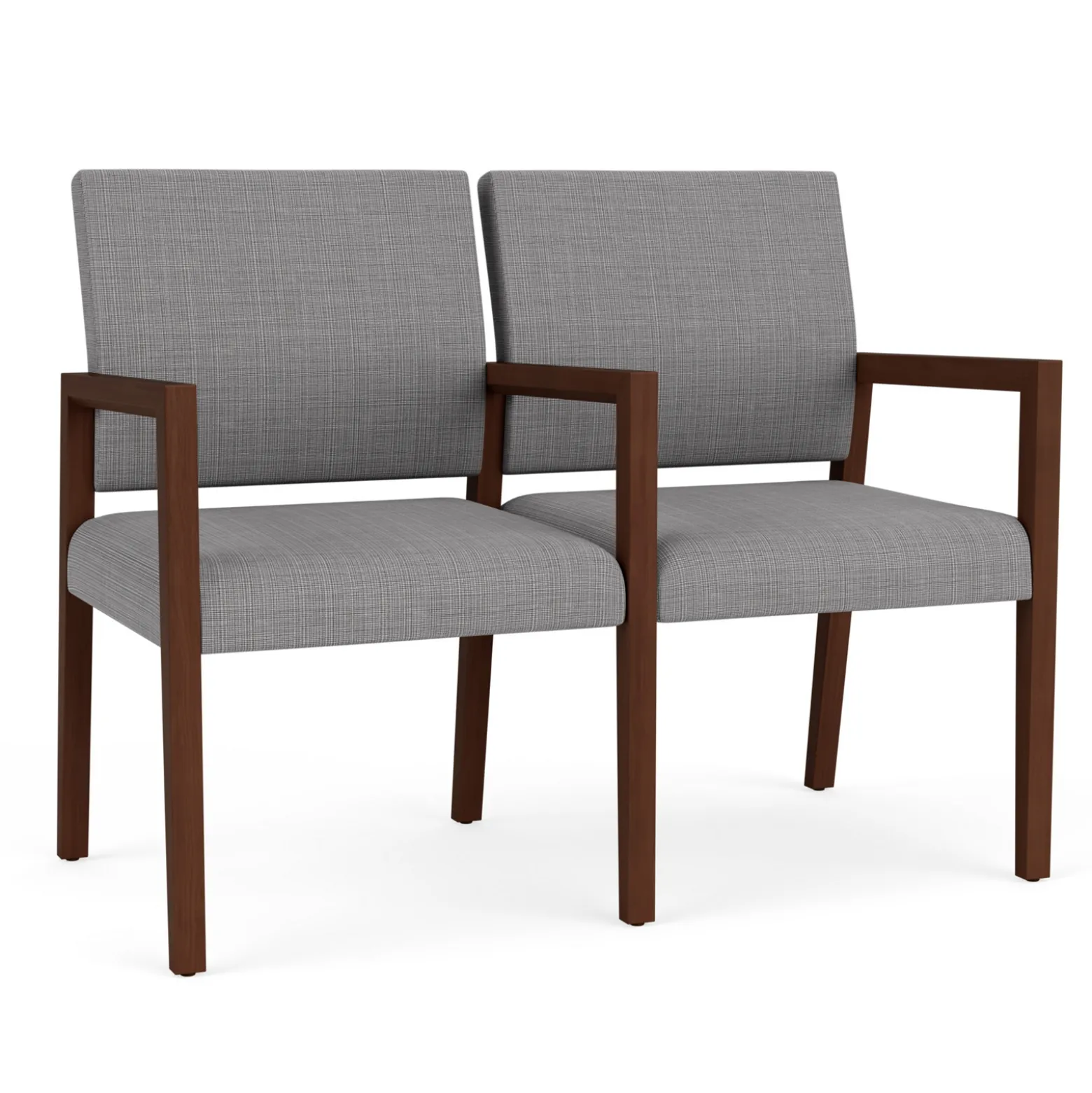 Hampton 2 Seat Sofa with Center Arms in Designer Upholstery