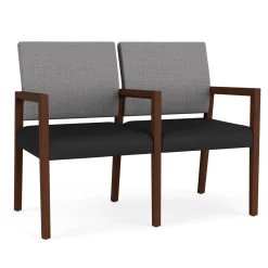 Hampton 2 Seat Sofa with Center Arms in Designer Upholstery