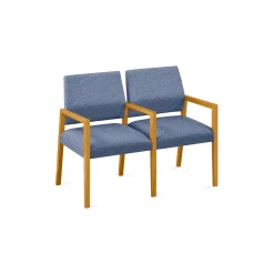Hampton 2 Seat Sofa with Center Arms in Standard Upholstery